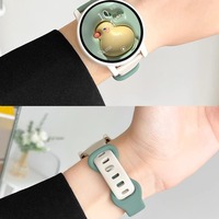 Bracelet en silicone 18/20/22 mm pour Huawei Watch 3 GT2 Pro, bracelet de sport en silicone pour Huawei Gt3/4, bracelet fin en silicone