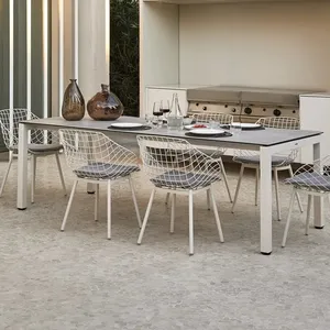 Chaise suspendue de table d'extérieur de fabricant de mobilier d'extérieur haut de gamme