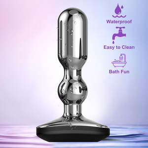 Edelstahl Anal-Vibrator Prostata-Stimulator Sexspielzeug für Erwachsene Männer Handflächengroßes Sexspielzeug Lieferant - Product Image 4