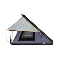 Sandwich-Aluminiumplatten Hartschalen-Dachzelt, Allround Pop-up Camper für LKW Maßgefertigtes Dachzelt