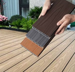 Террасная доска из древесно-полимерного композита (ДПК) глубокого коричневого цвета, цельная, для наружного применения, напольное покрытие, WPC-доска - Product Image 6