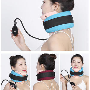 Dispositif de traction cervicale gonflable Haobang, taille unique, attelle manuelle pour le cou, pour la santé à domicile, le massage et la correction du cou - Product Image 4