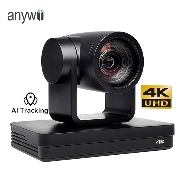 Anywii 4K AI Tracking PTZ Camera for Teaching & Church Live Streaming Audio Conference System Network Conference System