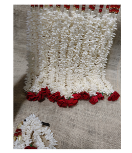 Elegante accesorio para el cabello con jazmín artificial, adorno floral tradicional para moños nupciales, uso festivo y peinados clásicos. - Product Image 6