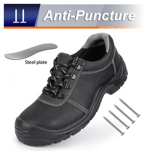 JIANKUN-Botas <span class=keywords><strong>de</strong></span> trabajo <span class=keywords><strong>de</strong></span> seguridad negras transpirables, <span class=keywords><strong>de</strong></span> corte bajo, antiperforación, antideslizantes, con punta <span class=keywords><strong>de</strong></span> acero, suela ligera <span class=keywords><strong>de</strong></span> PU, fábrica <span class=keywords><strong>de</strong></span> cuero <span class=keywords><strong>de</strong></span> microfibra - Product Image 3