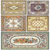 Personnalisé de haute qualité à la main micro marbre mosaïque art motif incrustation mosaïque médaillon pour salon hall décoration conception