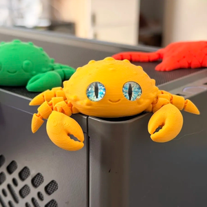 Modèle de crabe articulé imprimé en 3D, jouet pour enfants, crabe à articulations mobiles, jeu éducatif pour garçons et filles - Product Image 3