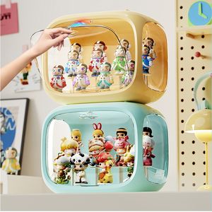 XJH Moderne Acrylique Transparent Présentoir Rectangle Forme En <span class=keywords><strong>Plastique</strong></span> Porte Magnétique Pliable Poussière Étanche À L'humidité Techniques D'injection - Product Image 6