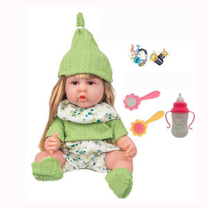 14 pouces réaliste doux silicone vinyle tissu corps réel enfant en bas âge poupée garçon fille jouet réaliste nouveau-né bébé <span class=keywords><strong>reborn</strong></span> poupées - Product Image 2