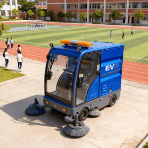 ConTour Nouveau Balayeuse autoportée électrique haute pression 48V avec cabine entièrement fermée, <span class=keywords><strong>Nettoyeur</strong></span> de voirie, <span class=keywords><strong>Brosse</strong></span> de détartrage/décapage 2300mm - Product Image 5