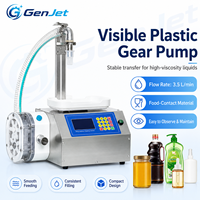 Machine de remplissage de liquides compacte 100W GenJet avec stockage automatique des données de tare et contrôle du bruit pour le dosage par lots de 10g à 3kg