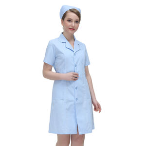 उच्च गुणवत्ता वाली प्रयोगशाला कोट सर्जिकल गाउन कपड़े उच्च गुणवत्ता वाले कपड़े समान मातृत्व नर्स स्क्रब - Product Image 4