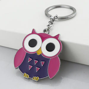 <span class=keywords><strong>EVER</strong></span> RISE Mignon Porte-clés Carabine en Alliage de Zinc avec Motif Hibou de Dessin Animé, Impression UV, Style Vintage Unique, Cadeau d'Affaires Tendance et Léger - Product Image 6