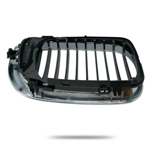 Grille de pare-chocs avant BMW Série 3 E46 51137030545 semi-électroplaquée gauche et droite, pièce de rechange - Product Image 1