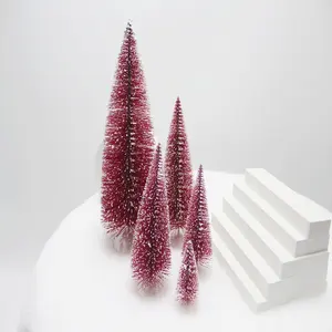 Albero di natale bigiotteria Mini ornamento da tavola piccolo albero scena fai da te decorato home table Christmas treetree Christmas