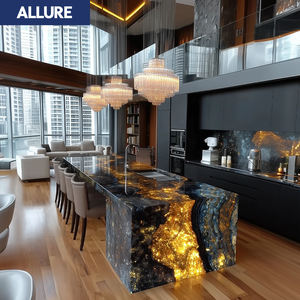 خزائن مطبخ ذكية بتصميم عصري فاخر وعصري مخصص للتخزين المقاوم للماء من Allure الراقية بتصميم عصري للفيلا - Product Image 1