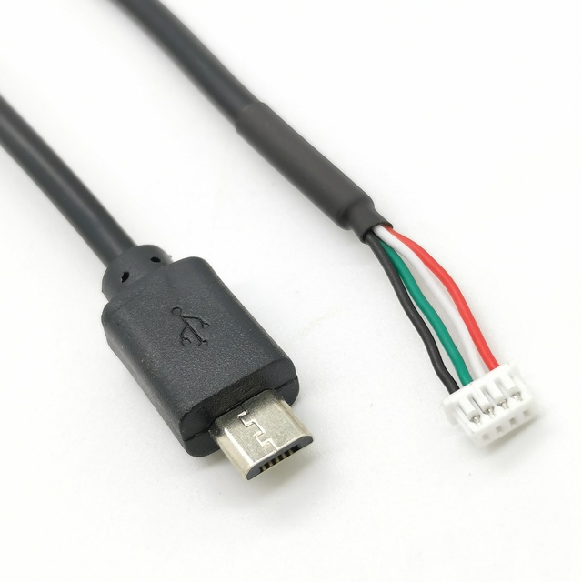 USB Micro B Cable With a Diameter of 3.5mm to Molex Picoblade Side 1.25mm 4pin Cable