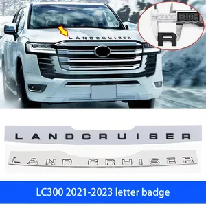 Adesivo 3D in ABS con Lettere, Emblema per Cofano, Accessori per Modifiche Esterne per Toyota Land Cruiser 300 LC300 VXR GXR 2021-2023 - Product Image 1