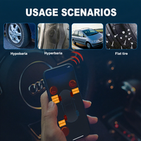 Capteurs TPMS V102A pour voiture avec capteur interne intégré, surveillance de la pression des pneus, connexion sans fil, alarme interne, BT 5.0