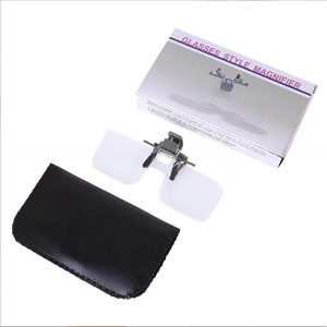 Lunettes grossissantes à clipser avec verres en acrylique, conçues pour les personnes âgées, pour la lecture, la gravure, avec bandeau, haute définition, 2x - Product Image 3