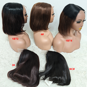Promoción Letsfly: Peluca Bob con Cierre de Encaje 2x6, Cabello Virgen SDD de un Solo Donante, Sin Pegamento, 12A, 10 Pulgadas, 350% de Densidad, Lacia, 100% Cabello Humano, 44$ - Product Image 3