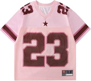 Logo personalizzato da uomo Streetwear maglia da <span class=keywords><strong>calcio</strong></span> in poliestere Boxy in Mesh Cropped <span class=keywords><strong>abbigliamento</strong></span> da <span class=keywords><strong>calcio</strong></span> di grandi dimensioni - Product Image 3