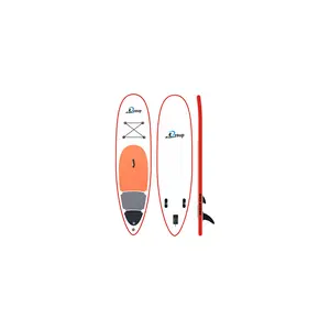 Dayanıklı PVC ve damla dikiş malzemeden yapılmış acemi Paddleboarding için 10 "* 30" * 6 "Inflatable p şişme ayakta kullanılan kürek kurulu