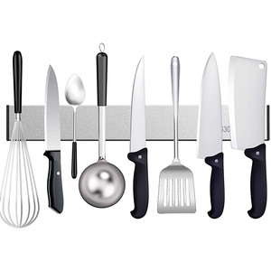 Bandes de support de <span class=keywords><strong>barre</strong></span> de couteau <span class=keywords><strong>magnétique</strong></span> en acier inoxydable <span class=keywords><strong>pour</strong></span> <span class=keywords><strong>couteaux</strong></span> de <span class=keywords><strong>cuisine</strong></span> allemands Support mural de porte-couteau <span class=keywords><strong>magnétique</strong></span> de 16 pouces - Product Image 1