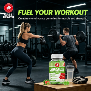 Gummies de créatine monohydrate à absorption élevée, saveur pastèque, 60 unités, pour la force et l'endurance musculaire, personnalisables (OEM, marque privée) - Product Image 2