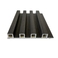 Panel de Pared con Patrón Botánico de Estilo Moderno para Interiores y Exteriores, Insonorizado, Impermeable, Material WPC, Aplicación en Villas, Función Absorbente