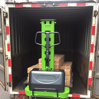 Transpalette Électrique Autoportant 500kg 1000kg pour Utilisation en Fourgonnette