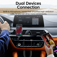Adaptador MING Aux a Bluetooth 5.0, Receptor Bluetooth de 3.5mm para Auto, Kit de USB 2.0 a Conector de 3.5mm