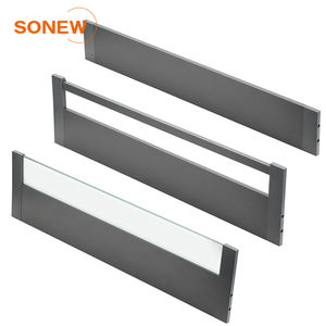 SONEW Meubelbeslag Ladekastensysteem Zijpaneel 2D Verstelbare Ladegeleider Soft Close Smalle Metalen Ladekast voor Kast - Product Image 5