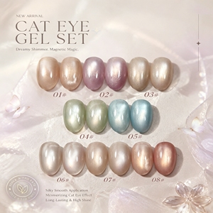 <span class=keywords><strong>Vernis</strong></span> Gel UV <span class=keywords><strong>Semi</strong></span>-<span class=keywords><strong>Permanent</strong></span> Magnétique Effet Œil de Chat 15ml, Nude Élégant Français Scintillant avec Particules Ultra-Brillantes - Product Image 4