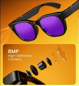 <span class=keywords><strong>แว่น</strong></span>ตาอัจฉริยะ E06 กล้อง 8MP บันทึกวิดีโอ แปลภาษาแบบเรียลไทม์ด้วย AI รู้จำวัตถุ เล่นเพลง โทรศัพท์ - Product Image 2