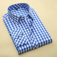 スリムフィット卸売最新モデルパターン長袖チェック柄シャツメンズドレスシャツ男性用イタリア