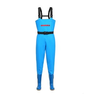 Cuisse épaissie femmes PVC cuissardes de pêche imperméable pêche à la mouche cuissardes avec bottes - Product Image 1
