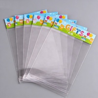 Sachets en plastique OPP transparents personnalisés avec logo OEM, auto-adhésifs, pour jouets, emballage cadeau, présentation et stockage en magasin
