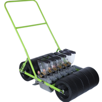 Semoir manuel agricole à 6 rangs pour légumes, machine à semer le colza, semoir à carottes et à maïs, et repiqueuse