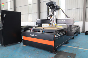 Giá tốt 1530 1325 tuyến tính ATC CNC Router máy với bộ điều khiển LNC syntec và bụi <span class=keywords><strong>Collector</strong></span> - Product Image 3