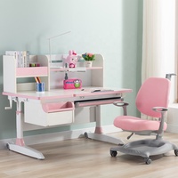 Bureau d'étude pour enfants en vente chaude aux Philippines, style coréen, table d'étude pour enfants, montage facile, ergonomique, hauteur réglable