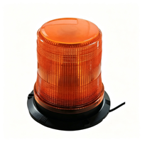 Feux de signalisation LED 24W, clignotants, avec fixation magnétique, boîtier en polycarbonate, lumière ambre clignotante, 12-24V, IP65, sécurité des véhicules