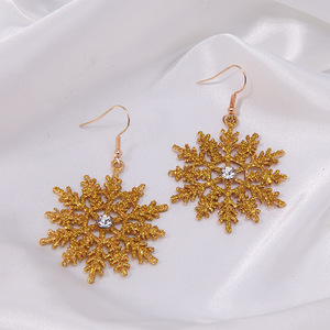 Aretes campana copo árbol zirconia Navidad <span class=keywords><strong>mujer</strong></span>, joyería fina aretes, venta fábrica mayorista por lote - Product Image 4