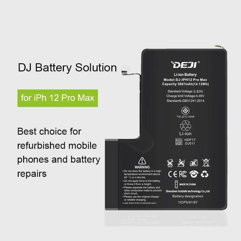 DEJI iPhone 12 Pro Max Battery Replacement | 100% Health & 12 DEJI iPhone 12 Pro Max Battery Replacement | 100% Health & 12