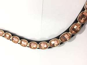 Brida de Cuero de Alta Calidad con Cristales Ovalados en Oro Rosa, Lujosa y Moderna, con Logotipo Personalizado para Uso Ecuestre, MH Global Exports - Product Image 5