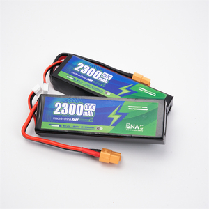 Batería de Estado Semisólido PNAS de 2300 mAh, 3S, 40C, 7.4 V, Paquete de Iones de Litio para Juguetes RC, Drones, Agricultura, UAVs, PNAS7.4V2300mah de Alta Calidad - Product Image 1