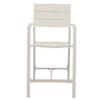 Mobilier d'extérieur en aluminium Ensemble table et chaises de jardin modernes avec dessus de table en verre trempé et chaises respirantes pour le patio