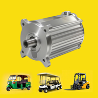 Moteur synchrone à aimants permanents sans balais NANPU PMSM 48V-72V 5KW à couple élevé, efficacité IE4, étanchéité IP65, électrique DC