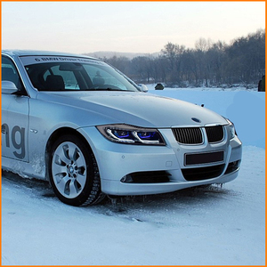 Para <span class=keywords><strong>BMW</strong></span> Serie 3 E90 <span class=keywords><strong>320i</strong></span> 325i 330i 2005-2012, Estilo G20, Marco Láser Azul, Lente de Proyector Bi-LED Doble, Conjunto de Faros Delanteros Mejorados - Product Image 5