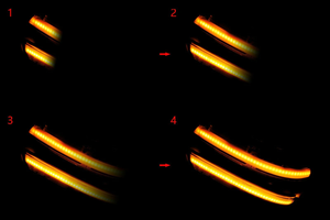 Feux <span class=keywords><strong>de</strong></span> clignotants latéraux à LED pour rétroviseur <span class=keywords><strong>de</strong></span> voiture, lentille noire, éclairage jaune, <span class=keywords><strong>clignotant</strong></span> fluide, 1K0949101 pour VW <span class=keywords><strong>Golf</strong></span> <span class=keywords><strong>5</strong></span> GTI MK5 EOS - Product Image 5